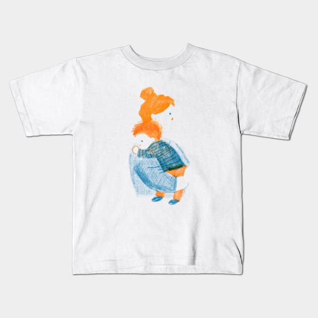 In your arms Kids T-Shirt by AnaRitaRobalo